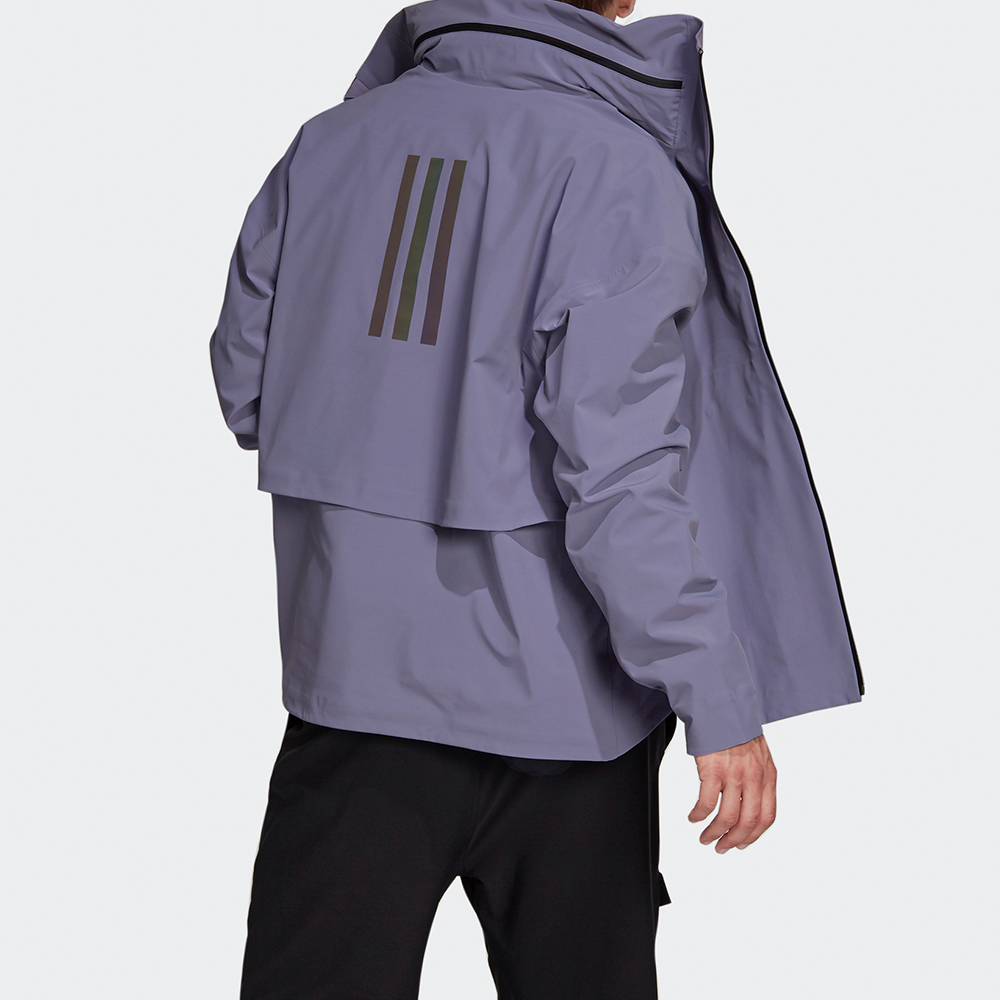 adidas Myshelter Outdoor Raincoat Jacket Purple Casual Fallwear. GT6576 圖 4