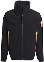 adidas Myshelter R.R Outdoor Lettering Hooded Jacket Black GT0352 adidas Myshelter R.R Outdoor Lettering Hooded Jacket Black GT0352