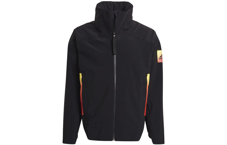 Order 阿迪达斯Myshelter R.R户外字母连帽夹克黑色 GT0352