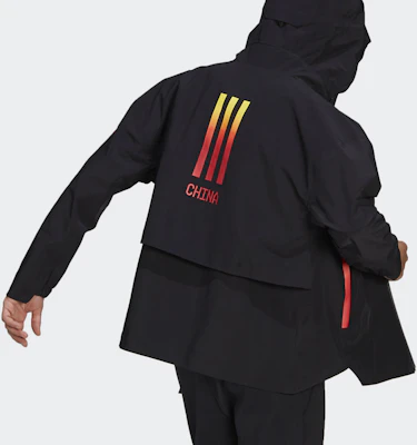 阿迪达斯Myshelter R.R户外字母连帽夹克黑色 GT0352 Shop 阿迪达斯Myshelter R.R户外字母连帽夹克黑色 GT0352