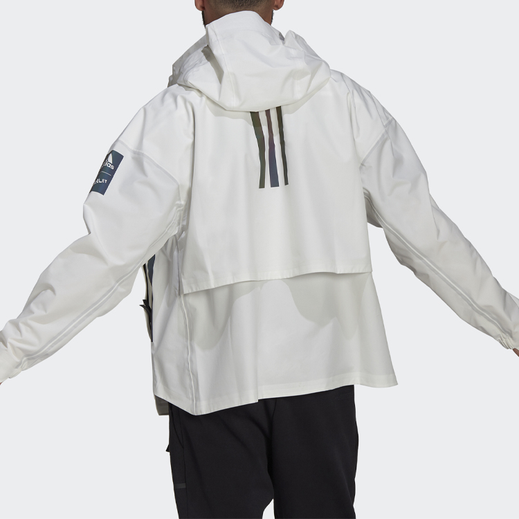 adidas Myshelter R R Outdoor Waterproof Hooded Jacket White GK8707 圖 5