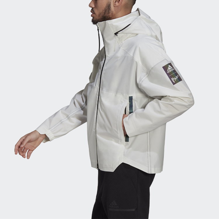adidas Myshelter R R Outdoor Waterproof Hooded Jacket White GK8707 圖 6