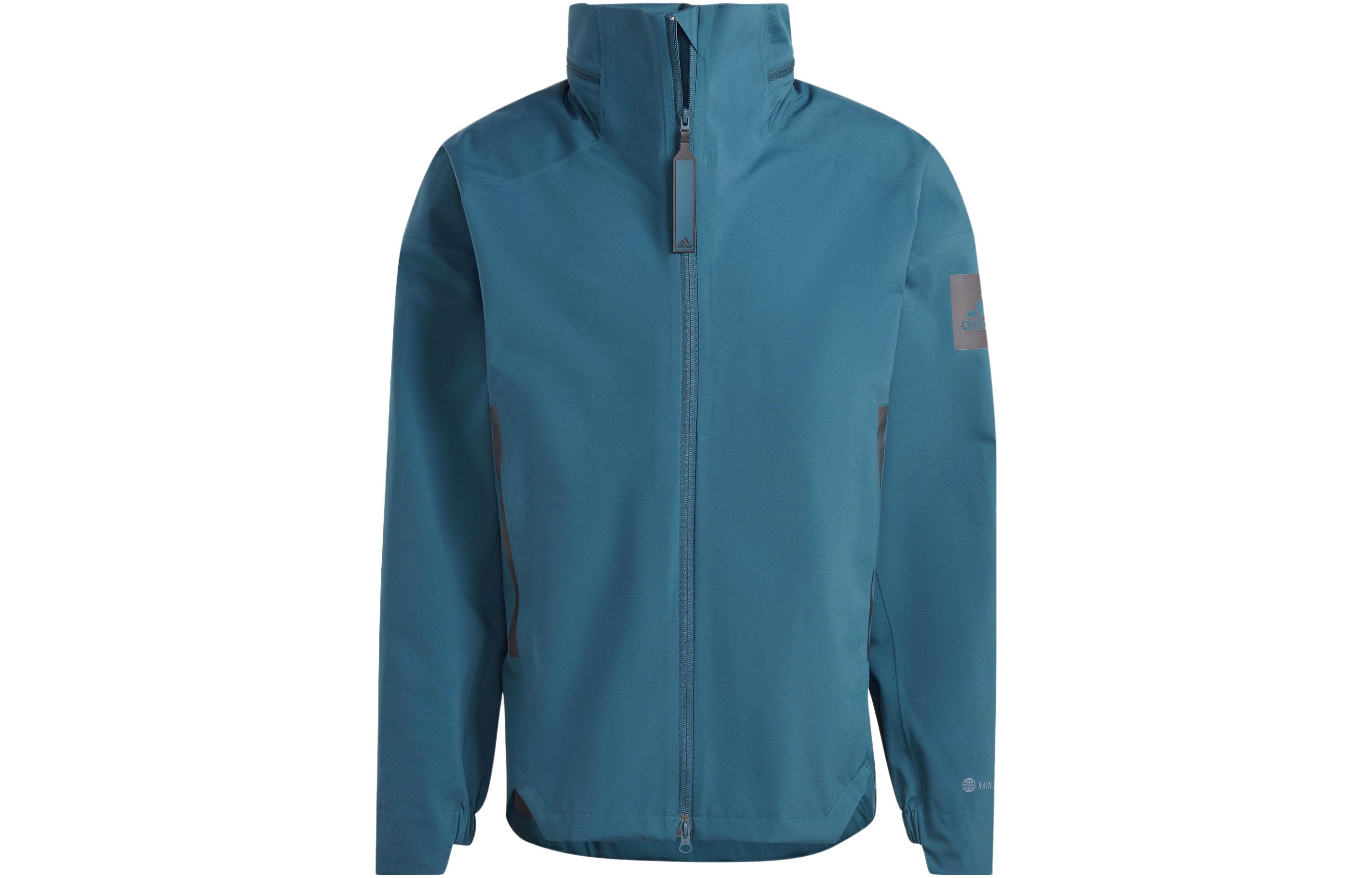 adidas MYSHELTER Rain Rdy Waterproof Jacket Arctic Blue Sportswear HZ5701