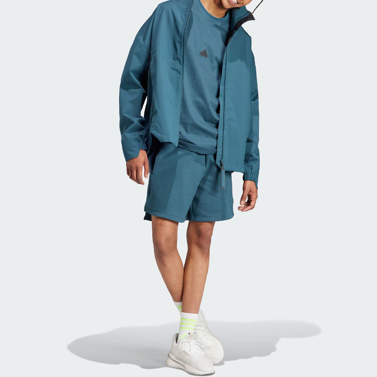 adidas MYSHELTER Rain Rdy Waterproof Jacket Arctic Blue Sportswear HZ5701 圖 5