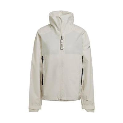 adidas MYSHELTER Solid Logo Zip-Up High-Collar Jacket Unisex Oxide Aluminum HC6269