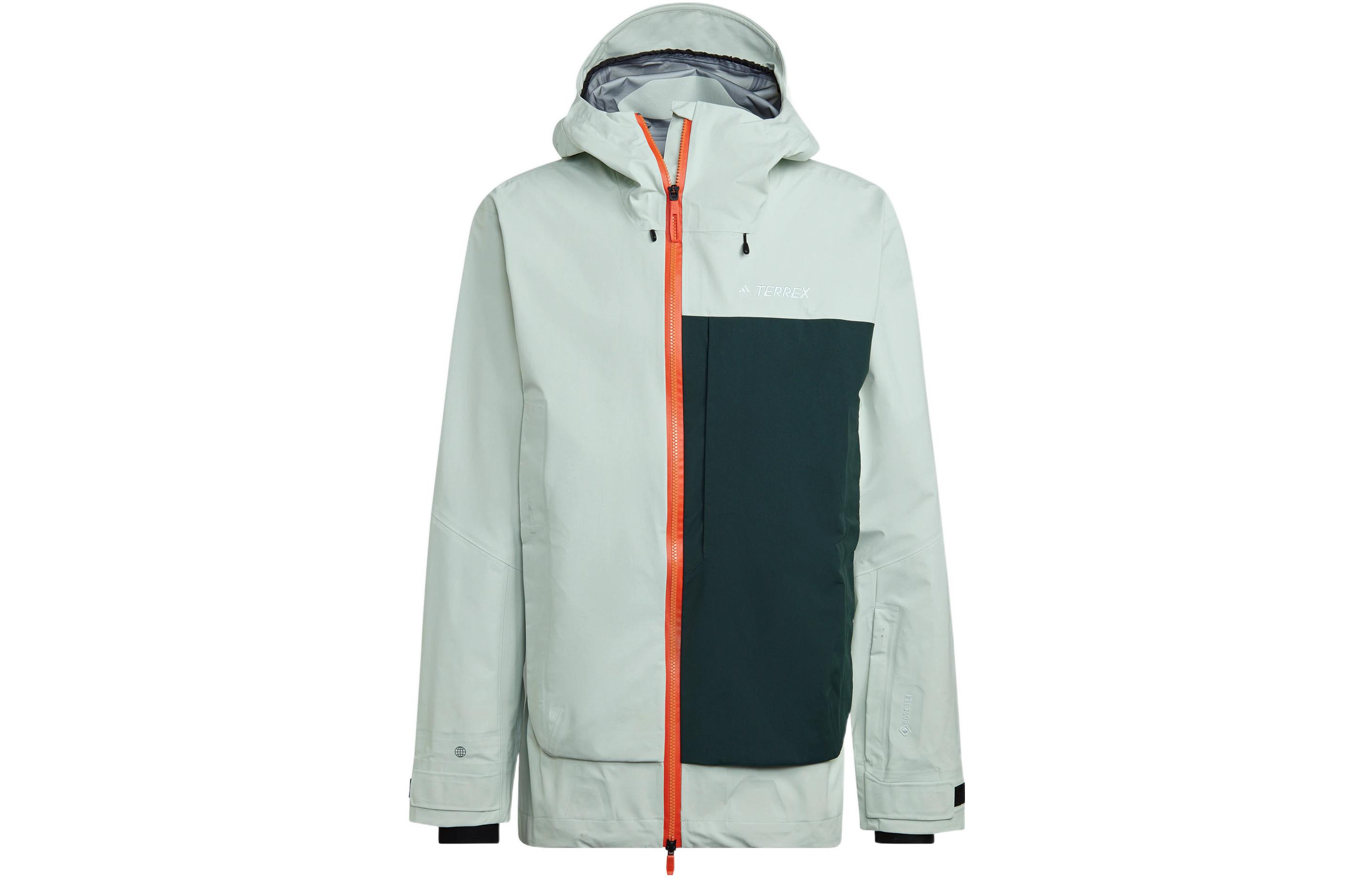 adidas MYSHELTER Waterproof Breathable Jacket Green Unisex with Embroidered Logo HC7736