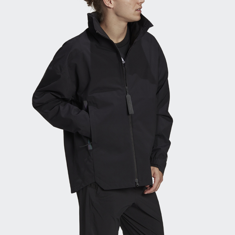adidas MYSHELTER Waterproof Windproof Outdoor Sports Jacket Black H65700 圖 5