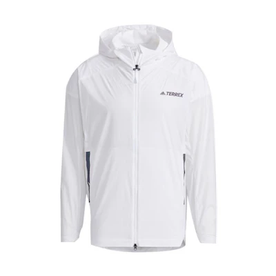 adidas Myshelter Windbreaker Outdoor Hooded Jacket - White GN7619