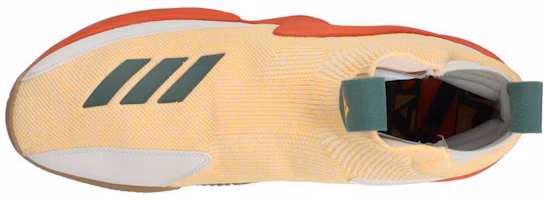 Shop adidas N3xt L3V3L 舒適潮流 耐磨防滑 高幫 復古籃球鞋 橙色