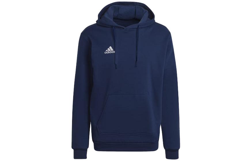 adidas Navy Blue Hoodie with Letter Print Design H57513