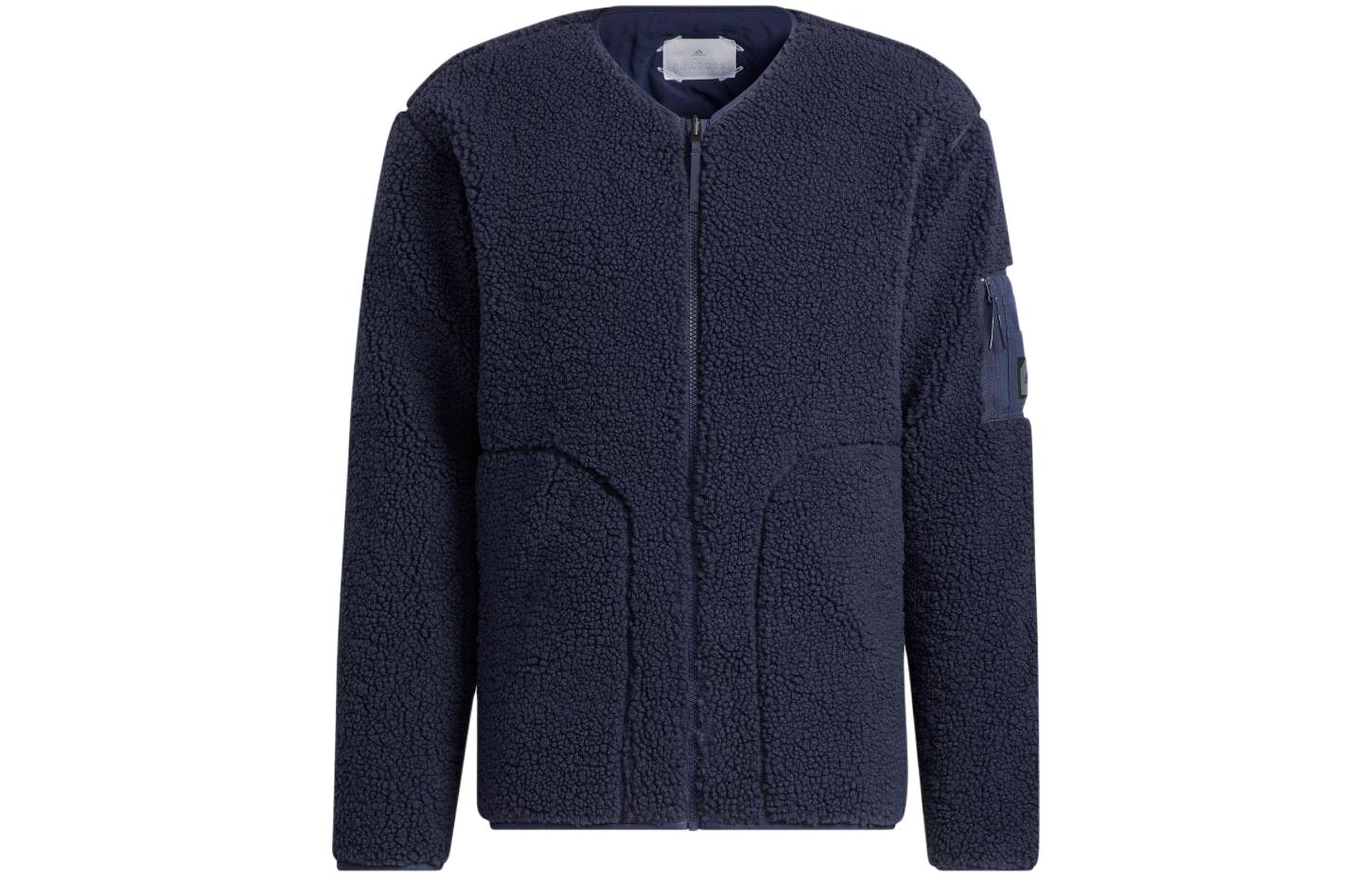 adidas Navy Blue Reversible Zip-Up Long Sleeve Jacket HF9106 圖 2