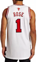 Purchase adidas NBA 德里克·羅斯 公牛隊 #1 搖擺人籃球球衣 白色 男女款 U08972