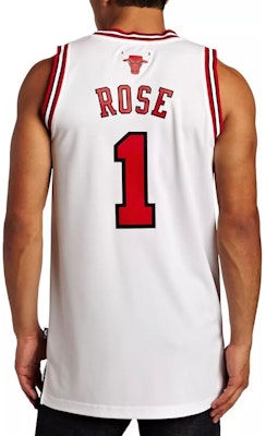 adidas NBA Derrick Rose Bulls #1 Swingman Basketball Jersey White Unisex U08972 Purchase adidas NBA Derrick Rose Bulls #1 Swingman Basketball Jersey White Unisex U08972