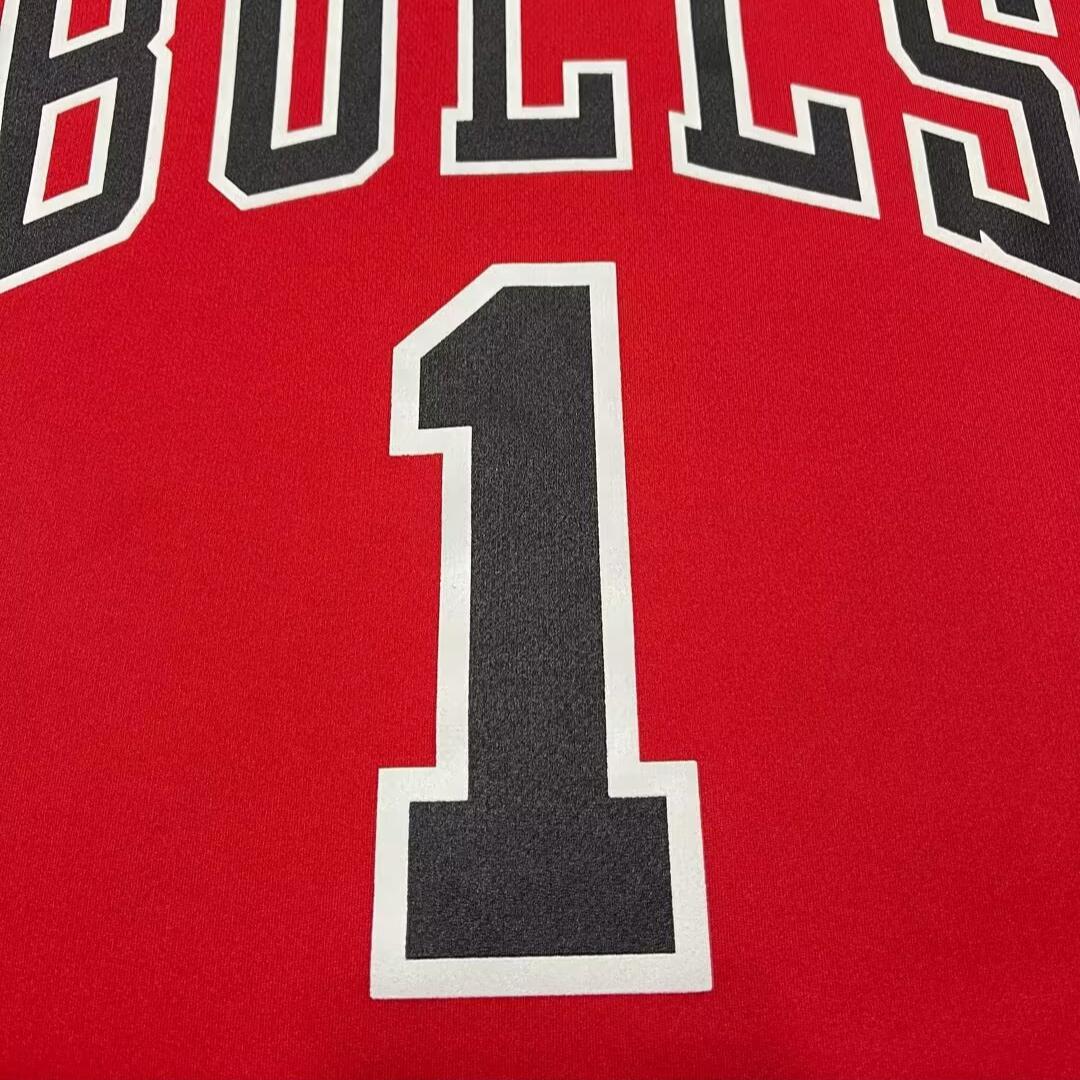 Purchase adidas NBA Derrick Rose Chicago Bulls #1 Jersi Replika Merah Unisex. 7818A-300-AEB1062