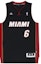 Order adidas NBA 球衣 LeBron James SW 球迷版 邁阿密熱火 #6 籃球背心 黑色 L76194