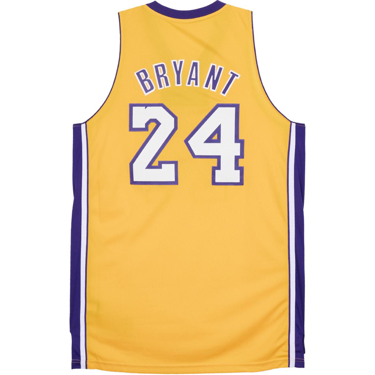 Lookbook adidas NBA Kobe Bryant 10-11 Lakers Gold Home Swingman Jersey Unisex Yellow Purple K9836