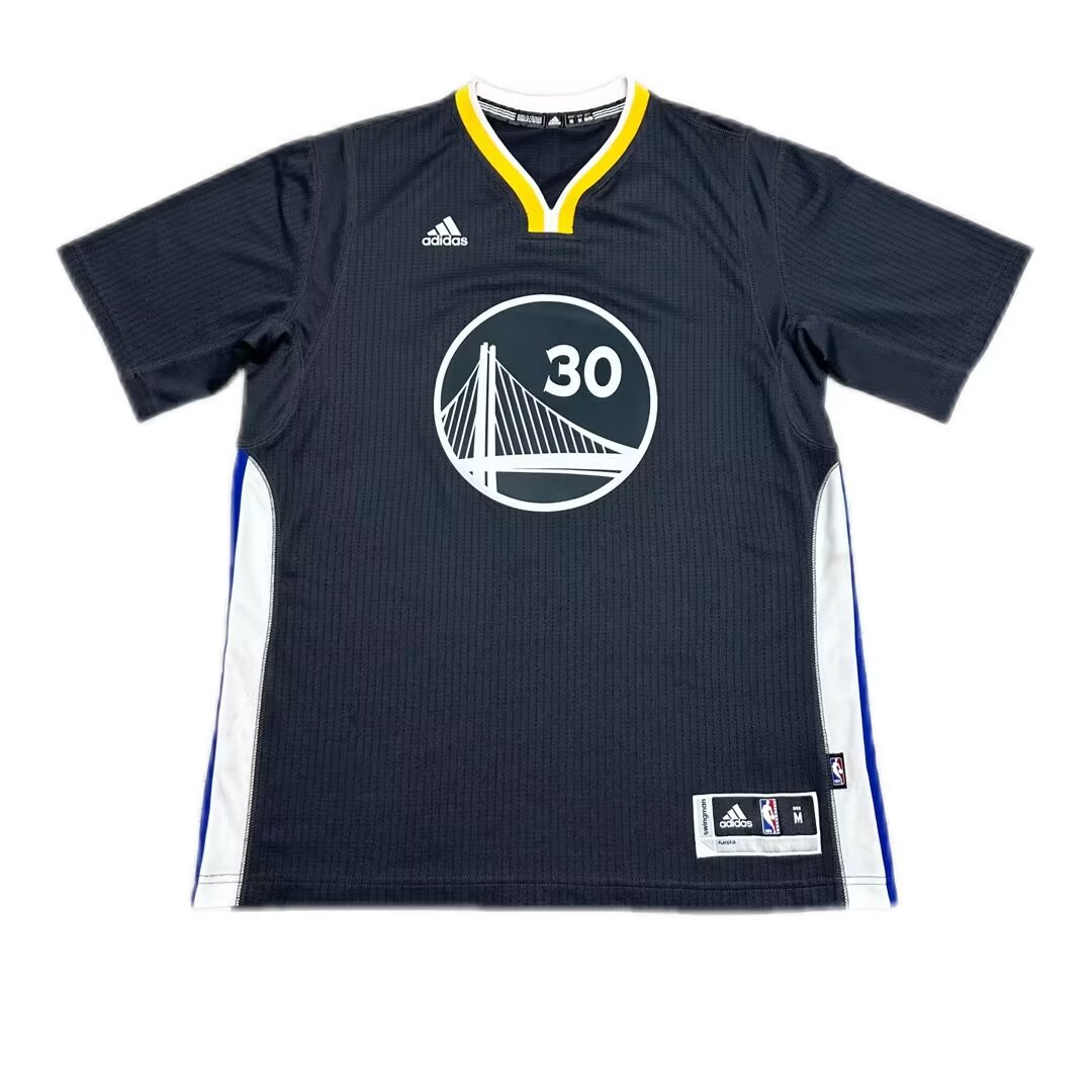 adidas NBA Stephen Curry Warriors #30 Fan Basketball Jersey Unisex Black A45919