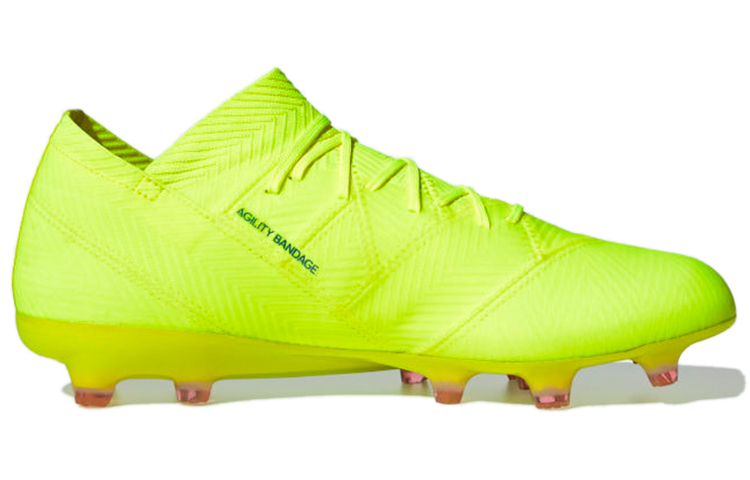 Order adidas Nemeziz 18.1 Crampons Terrain Ferme ''Jaune Bleu'' BB9426