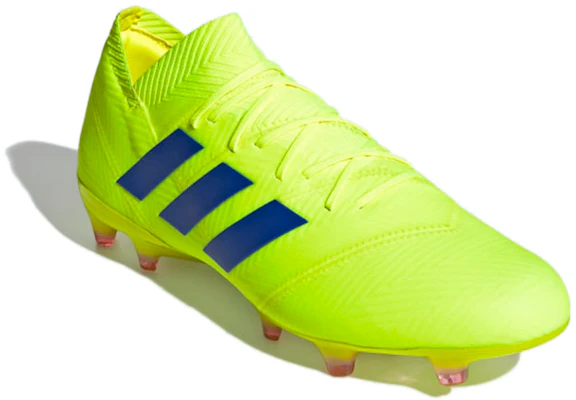 adidas Nemeziz 18.1 Crampons Terrain Ferme ''Jaune Bleu'' BB9426 Lookbook adidas Nemeziz 18.1 Crampons Terrain Ferme ''Jaune Bleu'' BB9426