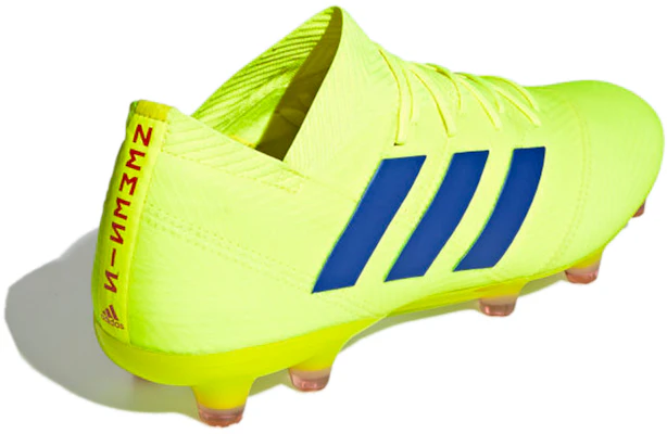 adidas Nemeziz 18.1 Crampons Terrain Ferme ''Jaune Bleu'' BB9426 Shop adidas Nemeziz 18.1 Crampons Terrain Ferme ''Jaune Bleu'' BB9426