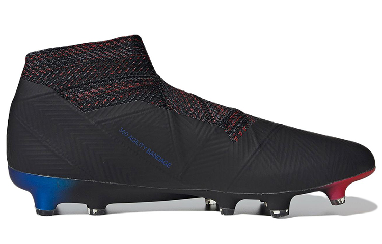 Order Adidas Nemeziz 18+ Fg 耐磨防滑足球鞋 黑色