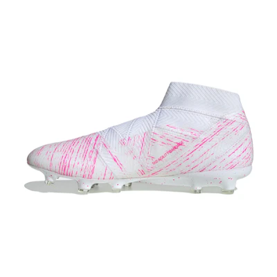 adidas NEMEZIZ 18+ FG Firm Ground 'White Pink'