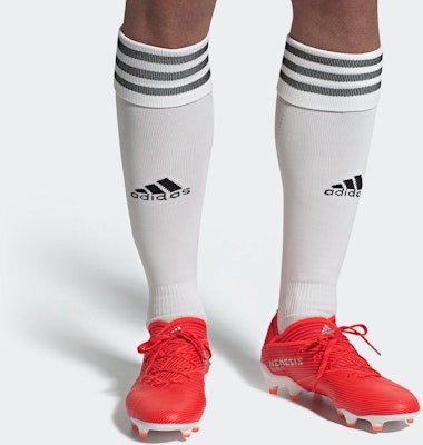 adidas Nemeziz 19.1 FG 'Merah Aktif Perak' F34408 Sizing adidas Nemeziz 19.1 FG 'Merah Aktif Perak' F34408