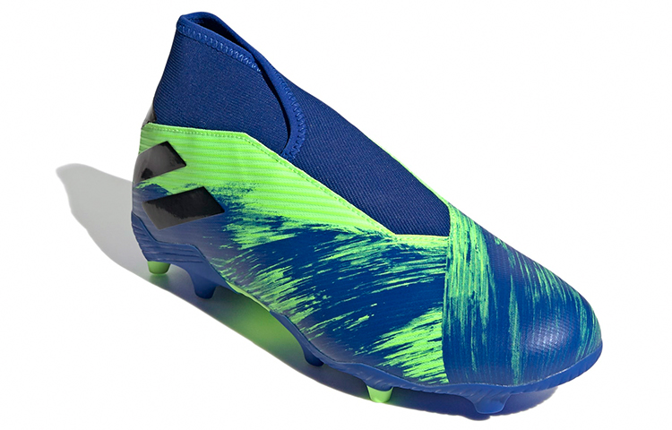 Lookbook adidas Nemeziz 19.3 Fg 人造草坪防滑透氣足球鞋 藍綠黑