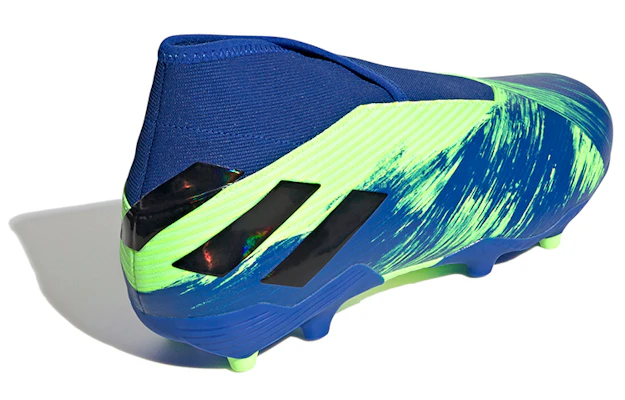 adidas Nemeziz 19.3 Fg 人造草坪防滑透氣足球鞋 藍綠黑 Shop adidas Nemeziz 19.3 Fg 人造草坪防滑透氣足球鞋 藍綠黑