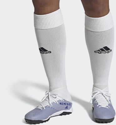 adidas NEMEZIZ 19.3 TF Turf 'White Blue' EG7228 Details for adidas NEMEZIZ 19.3 TF Turf 'White Blue' EG7228
