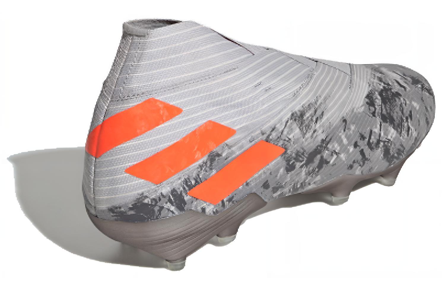 Lookbook アディダス ネメシス 19+ FG グレー/ソーラーオレンジ EF8280
