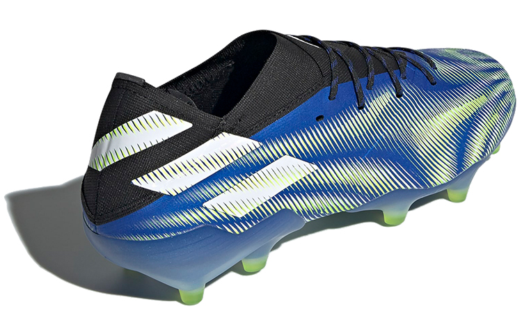 Shop adidas Nemeziz .1硬地足球鞋 藍黑