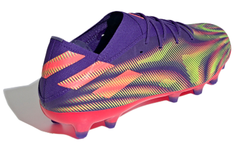 Shop adidas Nemeziz Nemeziz .1 AG 耐磨防滑 足球鞋 男生款 藍紫色