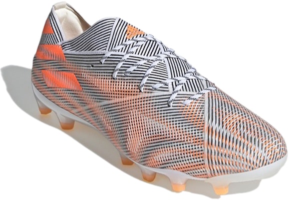 adidas Nemeziz .1 AG Artificial Grass 'White Orange Black' FY0814 Lookbook adidas Nemeziz .1 AG Artificial Grass 'White Orange Black' FY0814