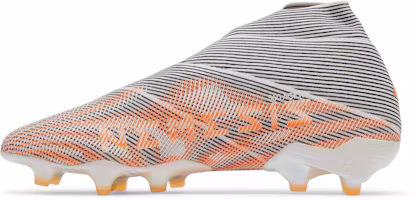 Lookbook 愛迪達 Nemeziz + FG 耐磨防滑 中幫足球鞋 黑白橙