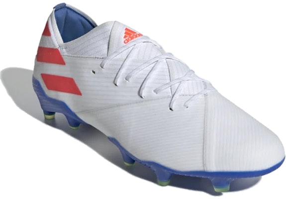 adidas Nemeziz Messi 19.1 FG 'White Red Blue' F34402 Order adidas Nemeziz Messi 19.1 FG 'White Red Blue' F34402