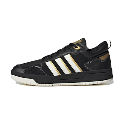 adidas neo 100DB 'Black White Goldyellow'