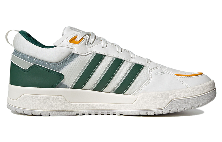 Adidas Neo 100DB Basketball Shoes 'Chalk White College Green' 圖 2