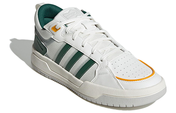 Adidas Neo 100DB Basketball Shoes 'Chalk White College Green' 圖 3