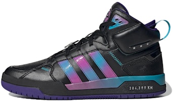 adidas neo 100db Mid 'Black Purple' H03422 adidas neo 100db Mid 'Black Purple' H03422