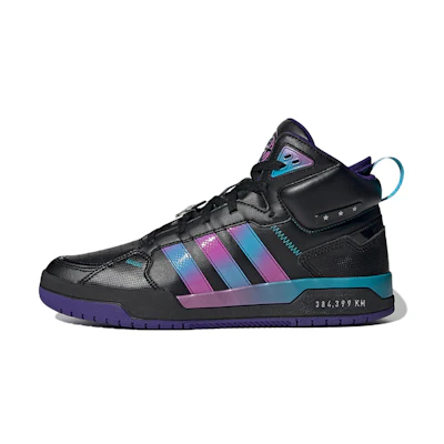 adidas neo 100db Mid 'Black Purple'