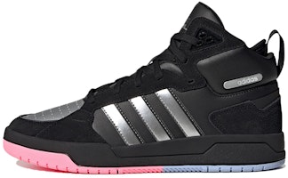 Adidas Neo 100DB Mid Basketball Shoes 'Black Metallic Silver' ID1841 Adidas Neo 100DB Mid Basketball Shoes 'Black Metallic Silver' ID1841