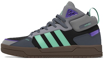 Adidas Neo 100DB Mid Shoes 'Grey Black Purple Gum' GZ2584 Adidas Neo 100DB Mid Shoes 'Grey Black Purple Gum' GZ2584
