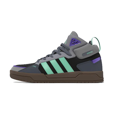 Adidas Neo 100DB Mid Shoes 'Grey Black Purple Gum'