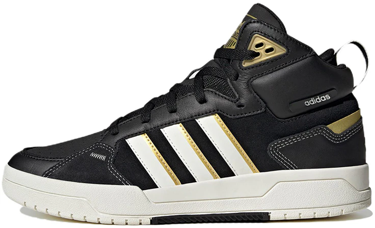 adidas-neo-100-db-mid-sneakers-black-yellow-white-stylish-and-lightweight-ig-2793-shoes