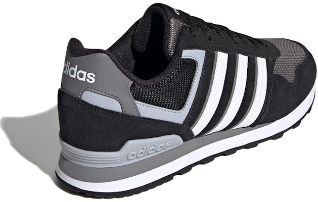adidas neo 10K 復古休閒 防滑耐磨輕便 低筒 慢跑鞋 男女款 黑白 Shop adidas neo 10K 復古休閒 防滑耐磨輕便 低筒 慢跑鞋 男女款 黑白