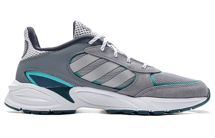 Order adidas neo 90s Valasion 'Gris Blanco Verde' EE9898