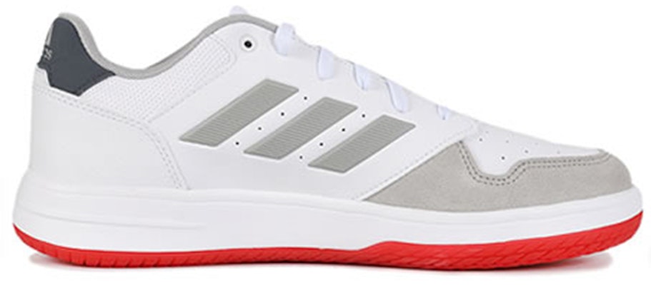 adidas neo gametalker 減震防滑耐磨 低幫 復古籃球鞋 男款 白灰紅 Order adidas neo gametalker 減震防滑耐磨 低幫 復古籃球鞋 男款 白灰紅