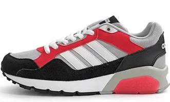 adidas neo adidas Run9tis 'Grey Black Red' BB9860 adidas neo adidas Run9tis 'Grey Black Red' BB9860