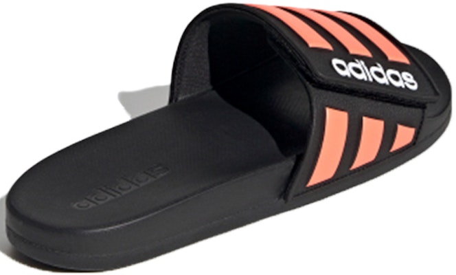 adidas neo Adilette Comfort Adj 'Black Pink' EH2848 Shop adidas neo Adilette Comfort Adj 'Black Pink' EH2848